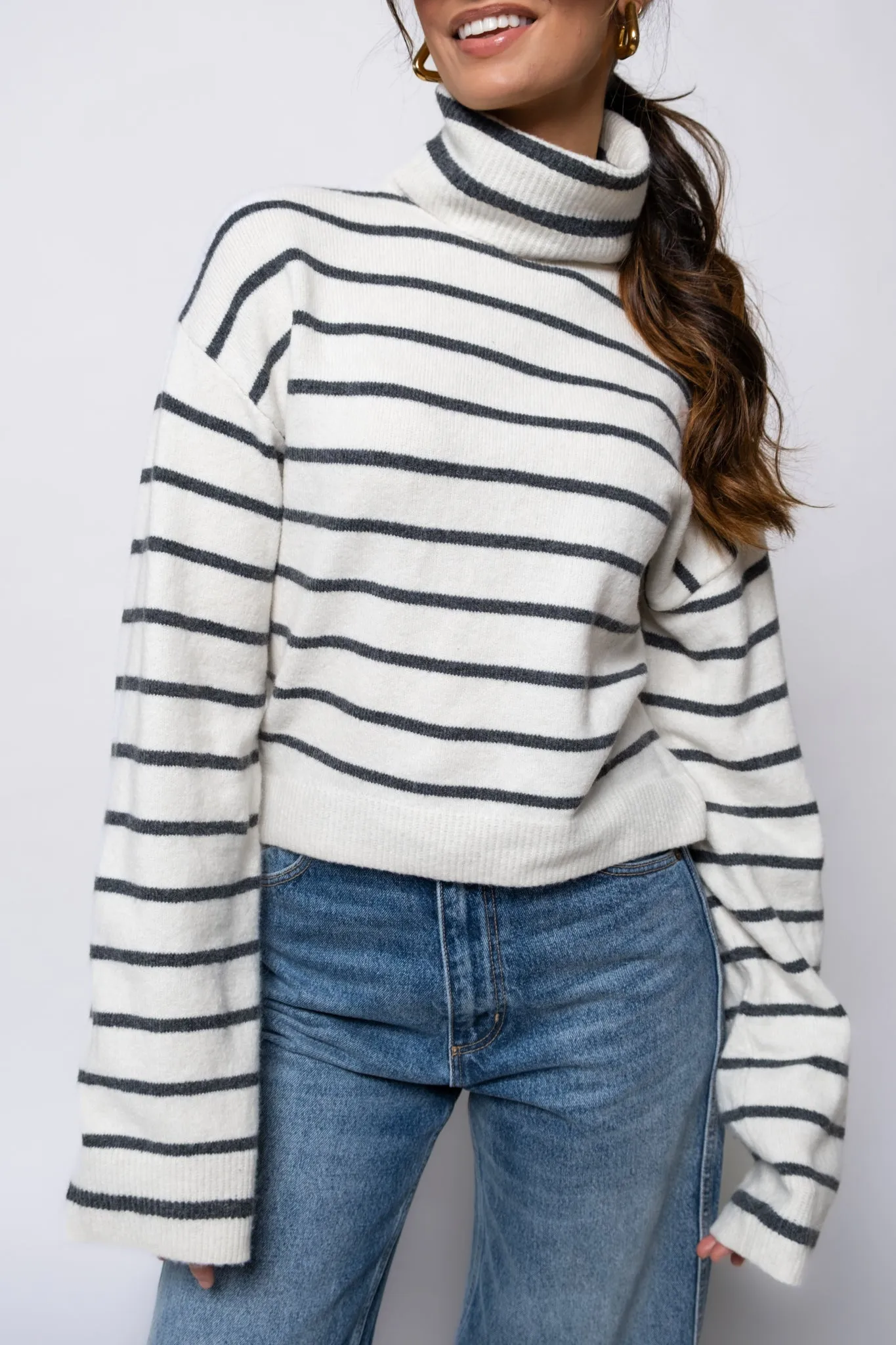 Steve Madden Narsha Striped Sweater