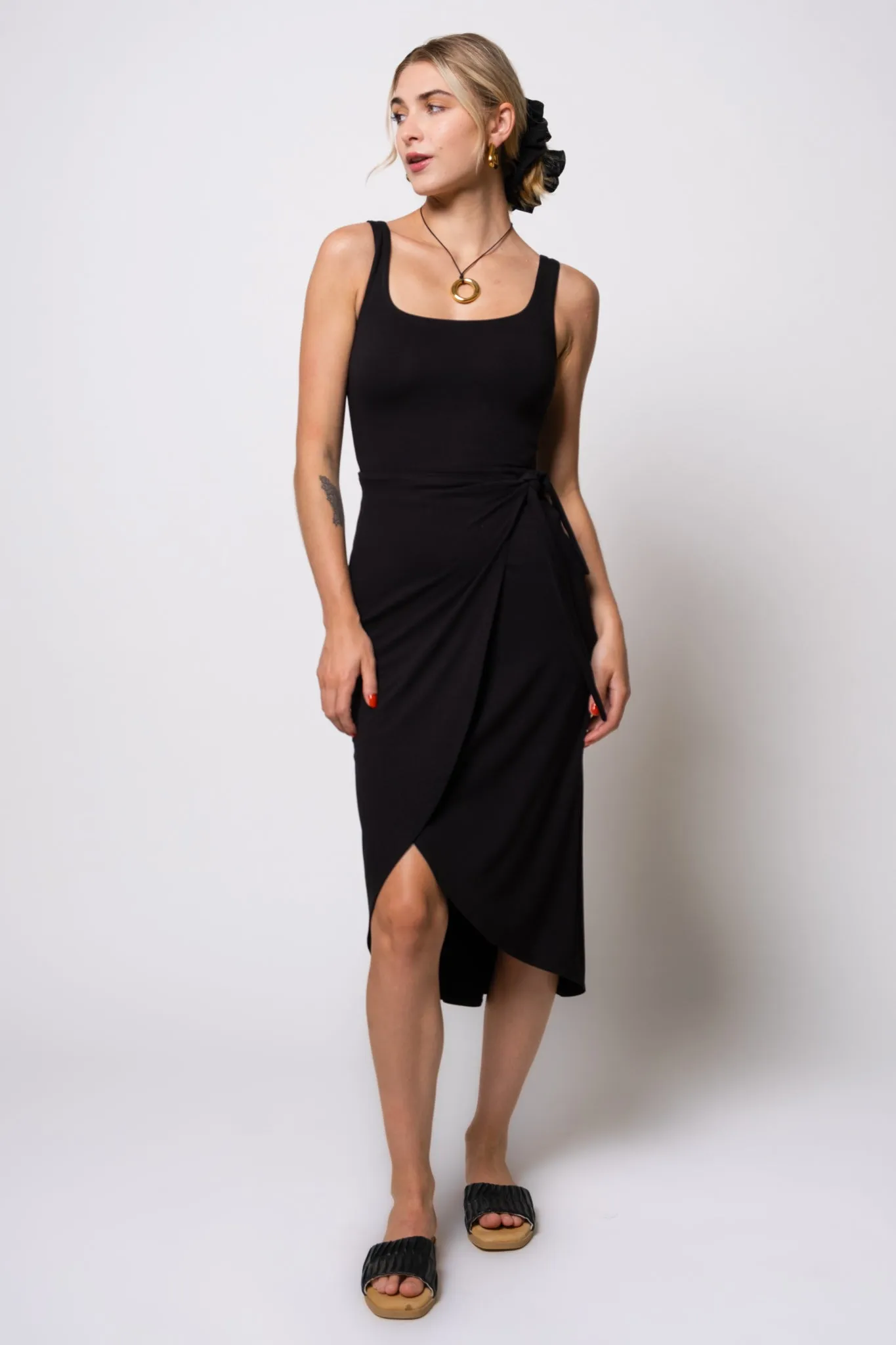 Steve Madden Rhea Waist Tie Dress