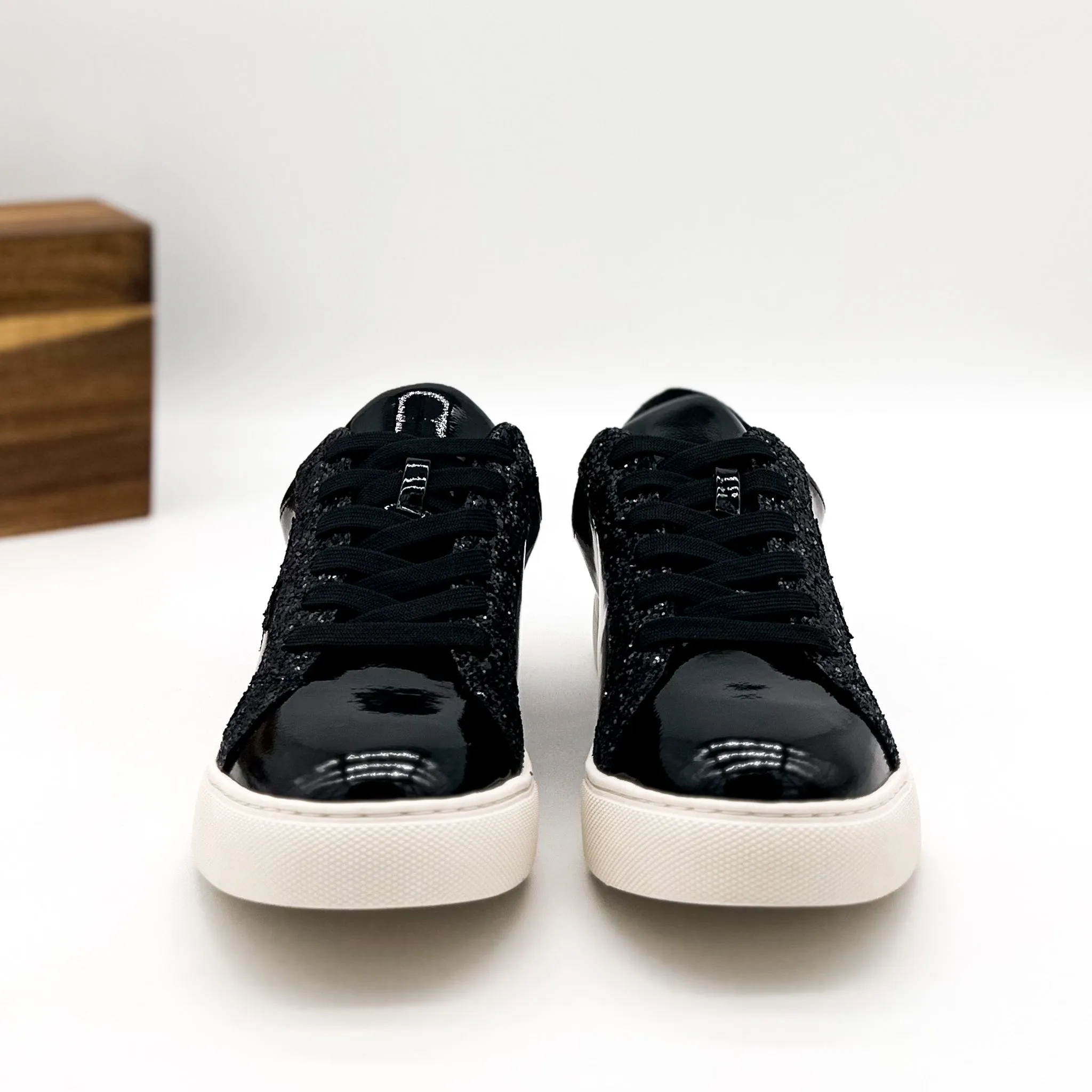 Supernova Sneaker in Black Patent