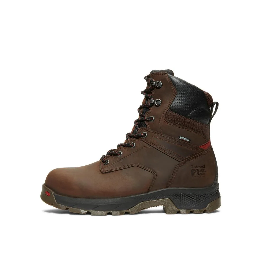 Titan EV 8 Inch Composite-Toe Waterproof Insulated Work Boot Brown