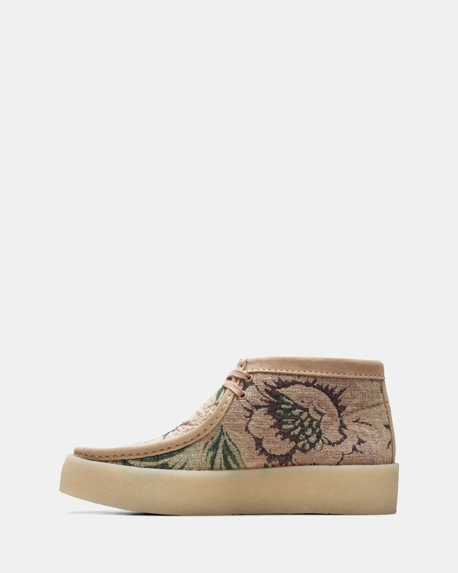 Wallabee Cup Boot Tan Floral