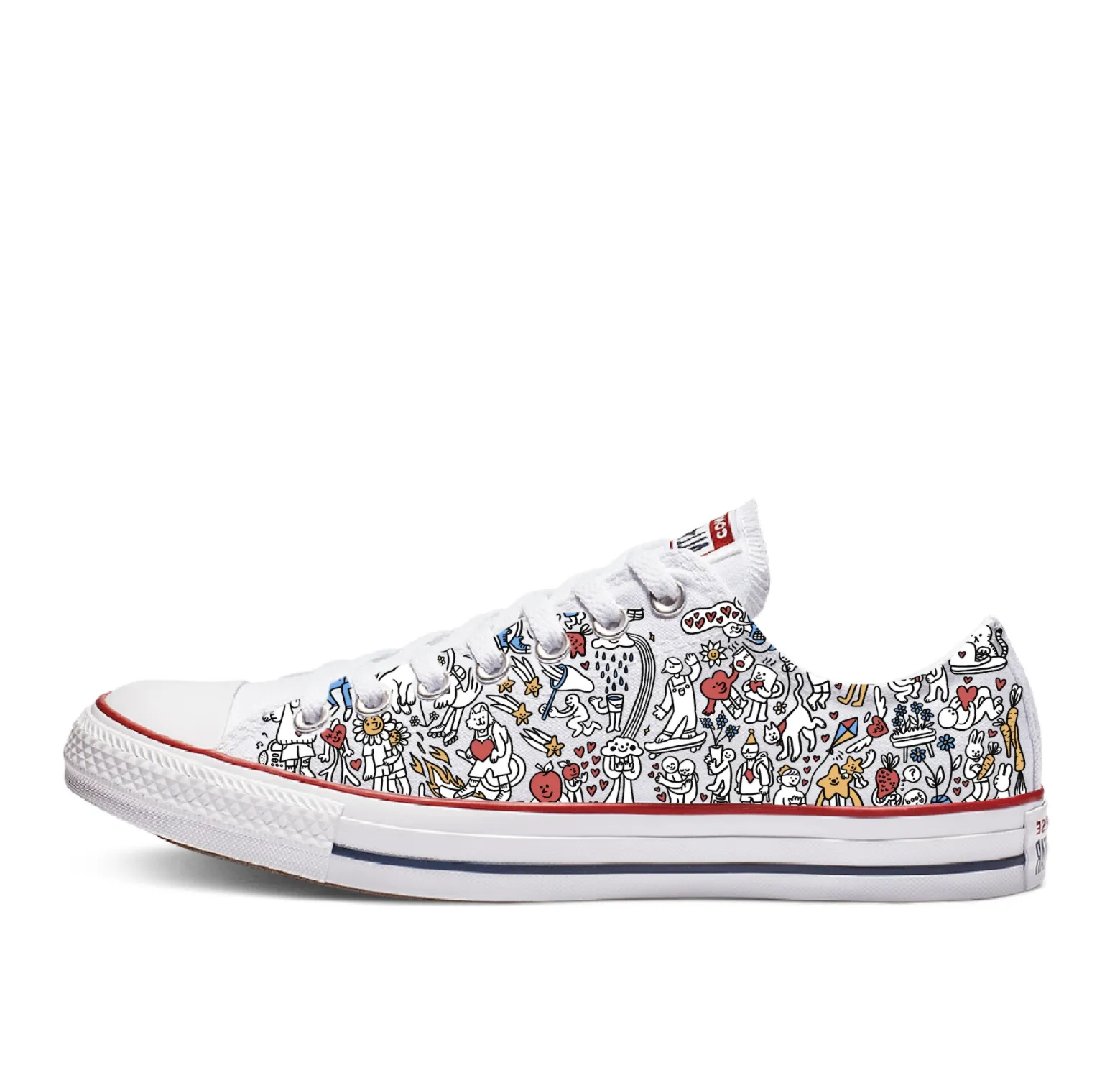 What Makes You Smile Doodles - Available in High and Low Tops